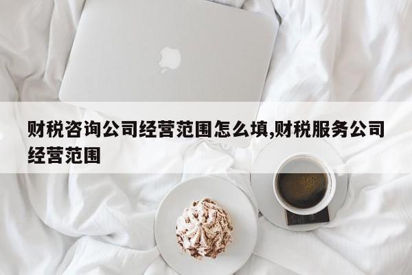 财税咨询公司经营范围怎么填,财税服务公司经营范围