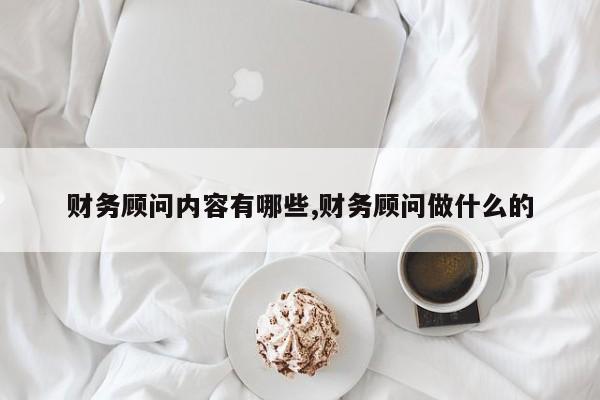 财务顾问内容有哪些,财务顾问做什么的